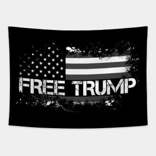 Free Trump, I Stand With Trump Tapestry