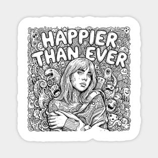 billie eilish - Happier than ever Magnet
