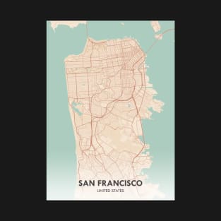 San Francisco City Map T-Shirt