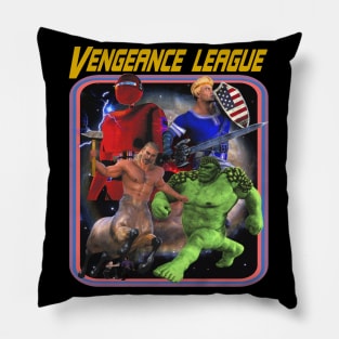 Off Brand Hero Team! (parody) Pillow