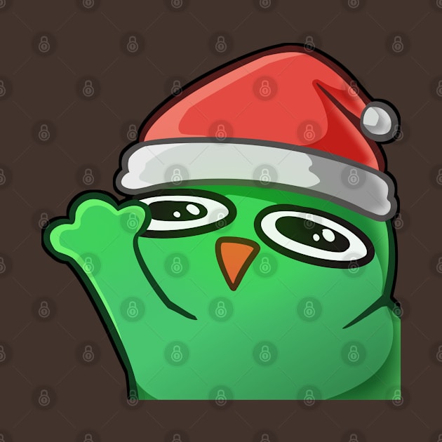 Waving Christmas Froggie by Nucifen