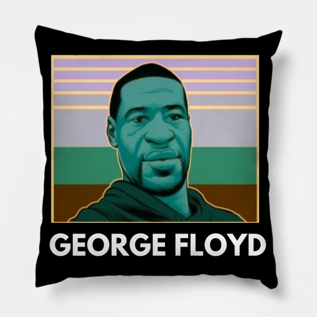 George Floyd I Can't Breathe. Pillow by MN-STORE