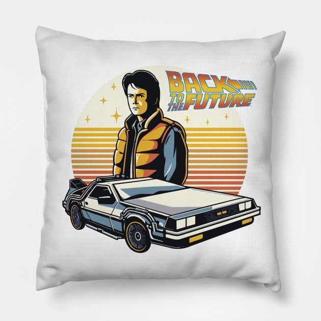 Back to the Future Pillow by Green Dreads