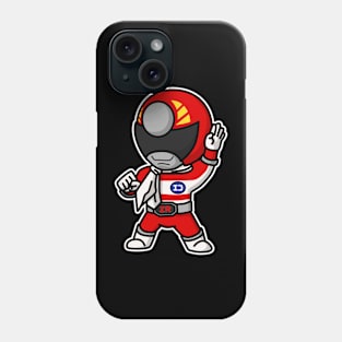 DenjiRed DenziRed Super Sentai Chibi Kawaii Phone Case