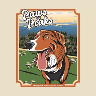 Paws And Peaks! Toller Nova Scotia Duck Tolling Retriever T-Shirt