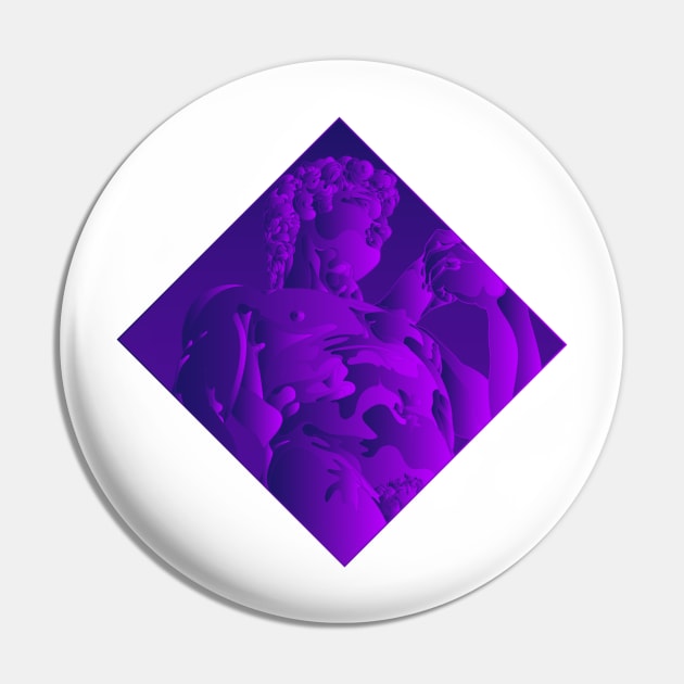 Michelangelo's David Diamond Pin by Vector-Market