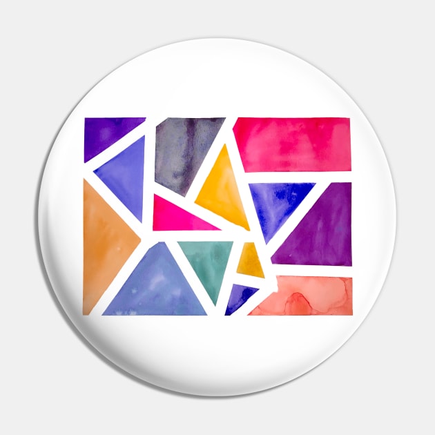 Geometric Abstract 2 Pin by Colzo Art