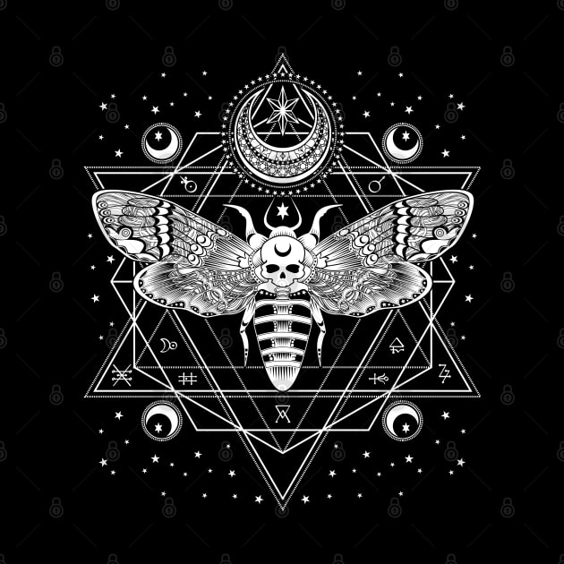 Deaths head Moth by RavenWake