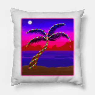 Christmas Palm Tree Pillow