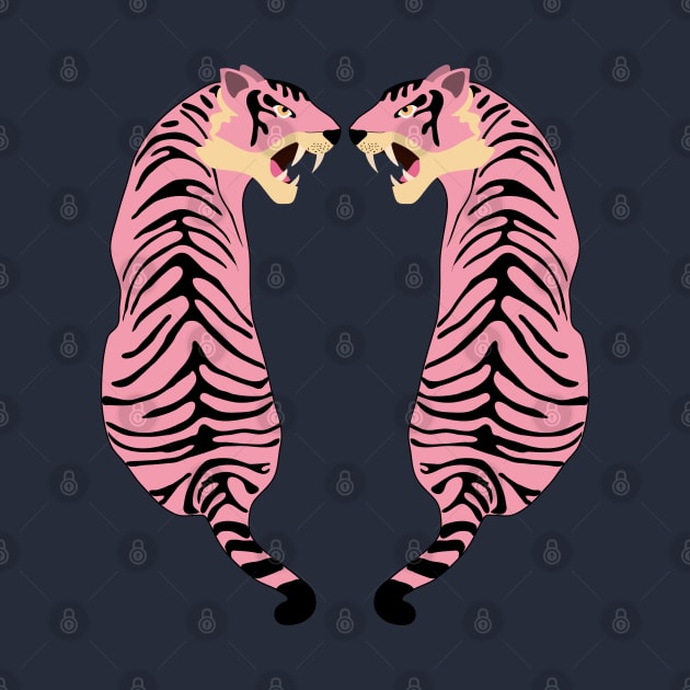 Pink tigers by grafart