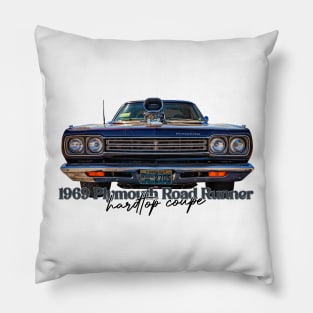 1969 Plymouth Road Runner Hardtop Coupe Pillow