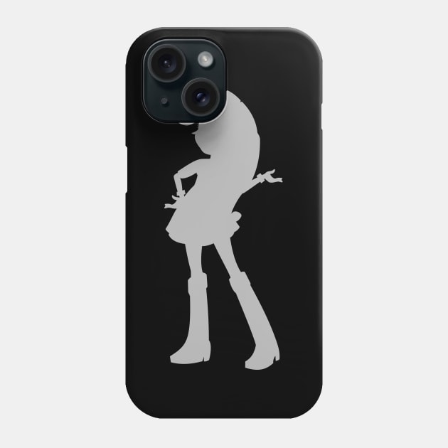 Rarity Equestria Girls Silhouette Phone Case by Wissle