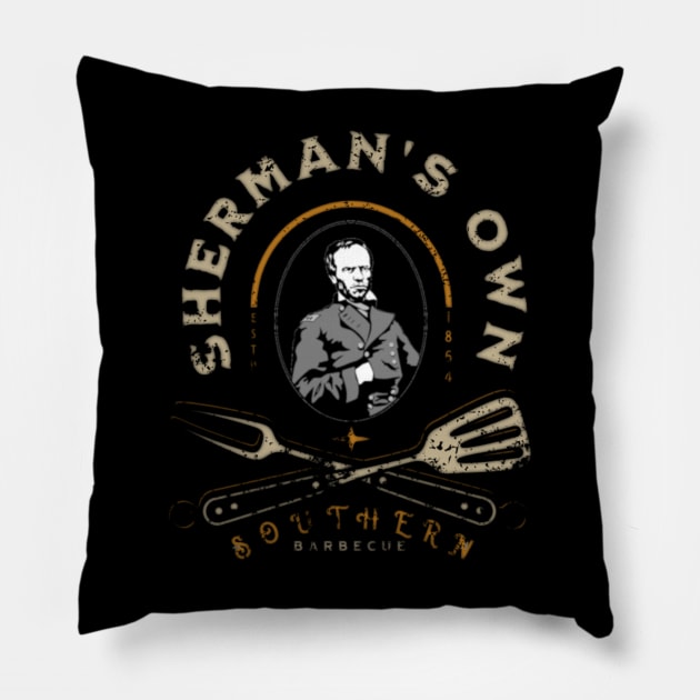 Sherman's Own Southern BBQ Pillow by Gaming Galaxy Shirts 