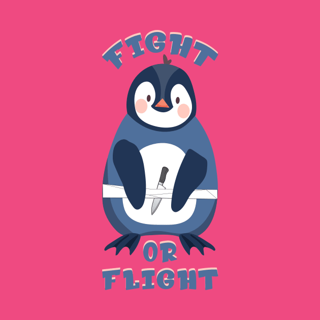 Fight or Flight, But I Can't Fly by Selva_design14