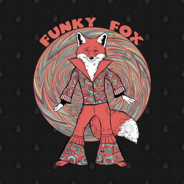 Cool disco dancer funky fox by Spaceboyishere