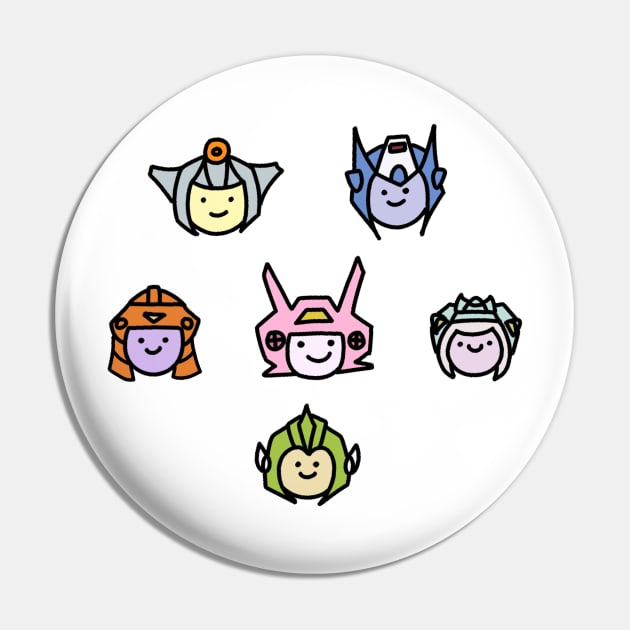 The Female Autobots Pin by itsnotcurious