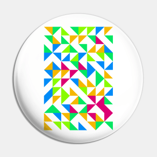 Creative Geometric Colourful Triangle Pattern #17 Pin