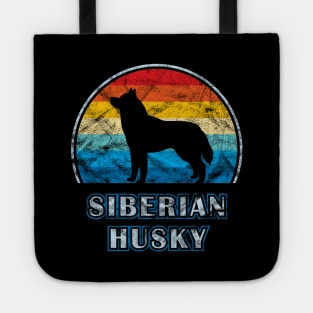 Siberian Husky Vintage Design Dog Tote