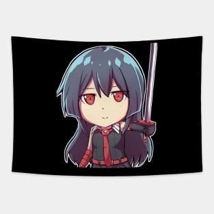 Akame Ga Kill Chibi Akame Tapestry