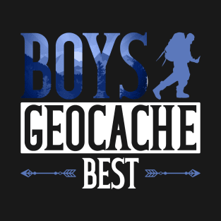 Boys Geocache Best - Geocaching Geocacher T-Shirt