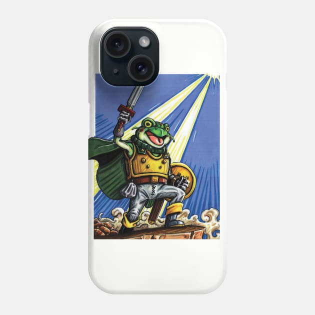 The Warrior Frog Phone Case by Djnebulous