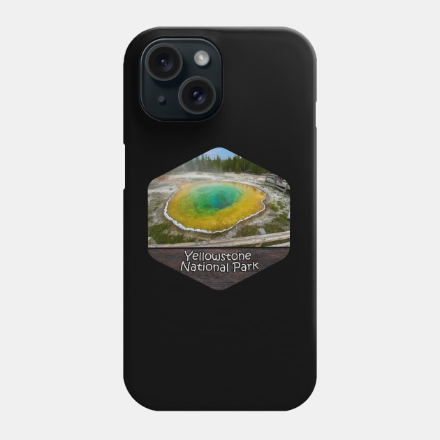 Yellowstone National Park - Morning Glory Pool Phone Case by gorff