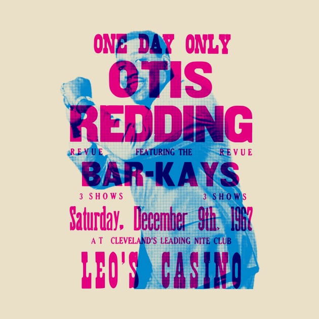 otis Redding offset graphic poster by HAPPY TRIP PRESS