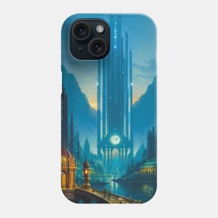 Solarpunk City - Gorgeous Tower Building Phone Case