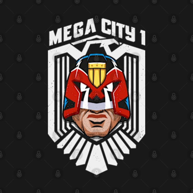 Mega city One justice badge by Playground