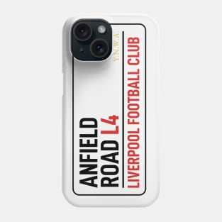 Anfield Road Liverpool Sign Phone Case