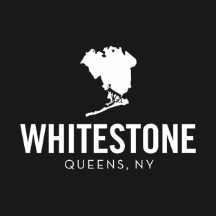 Whitestone, Queens - New York (white) T-Shirt