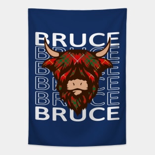 Clan Bruce - Hairy Coo Tapestry