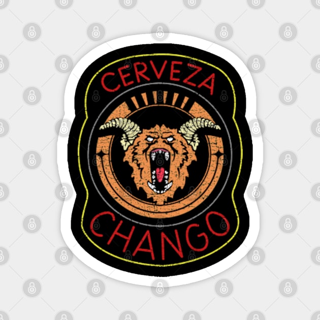 Cerveza Chango Magnet by deadright