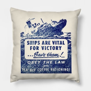 WWII Vital for Victory Pillow