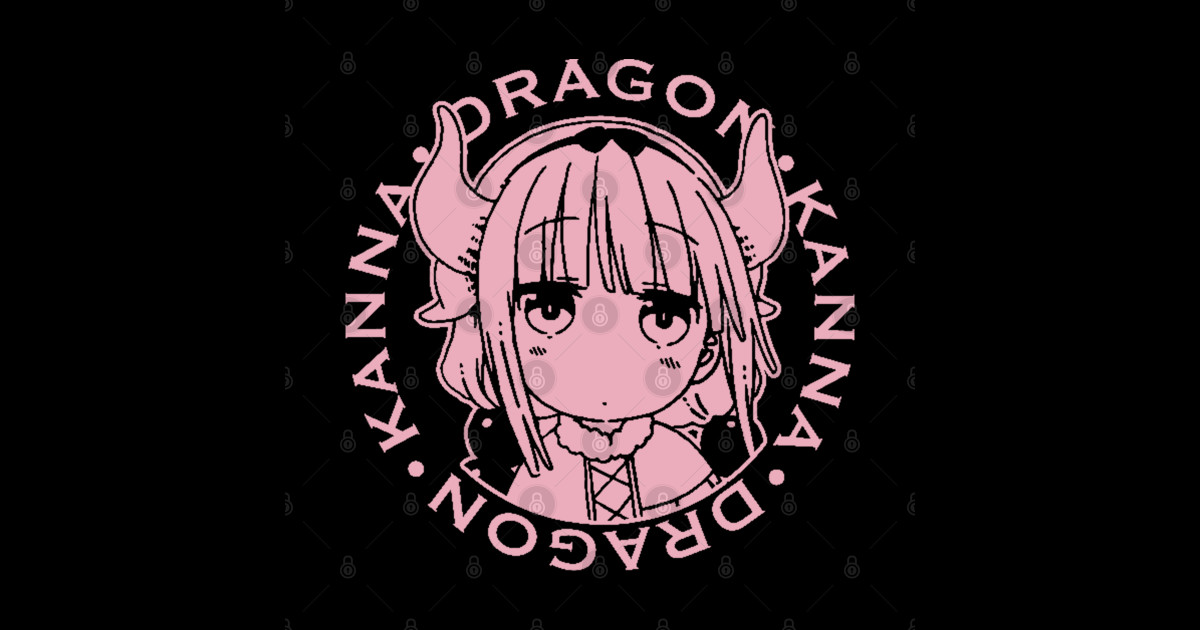 Kanna Kamui Kobayashi San Chi No Maid Dragon Sticker Teepublic