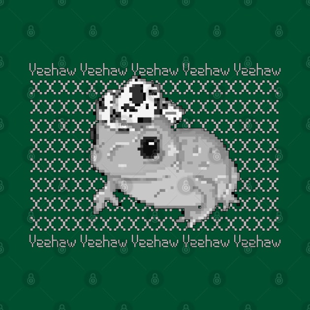 Yeehaw Frog Sweater by RoserinArt