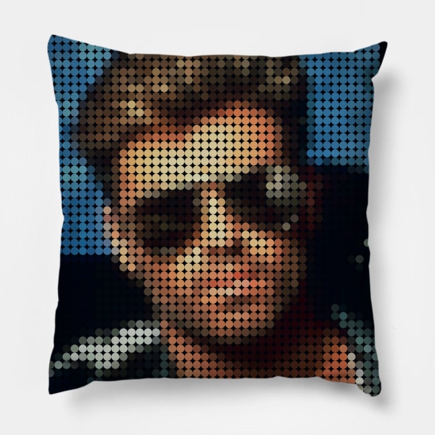 George Dot Art Design Pillow by PengellyArt