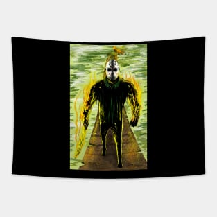 Jason in Fuego 2 Tapestry