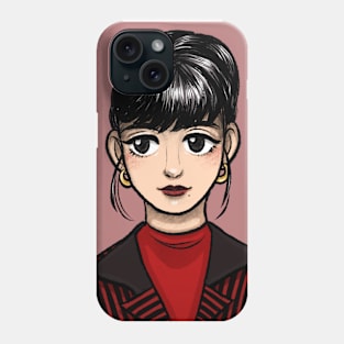 Vintage CHARCOAL'S GIRL 03 Phone Case