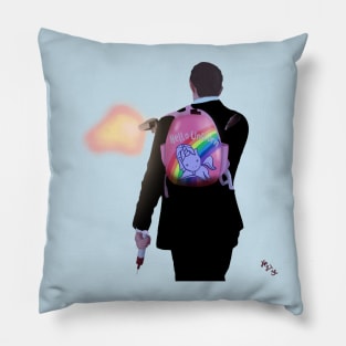 Altered Carbon Hello Unicorn Pillow