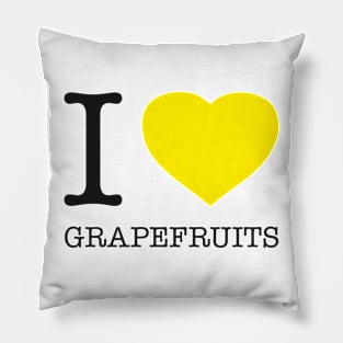 I LOVE GRAPEFRUITS Pillow