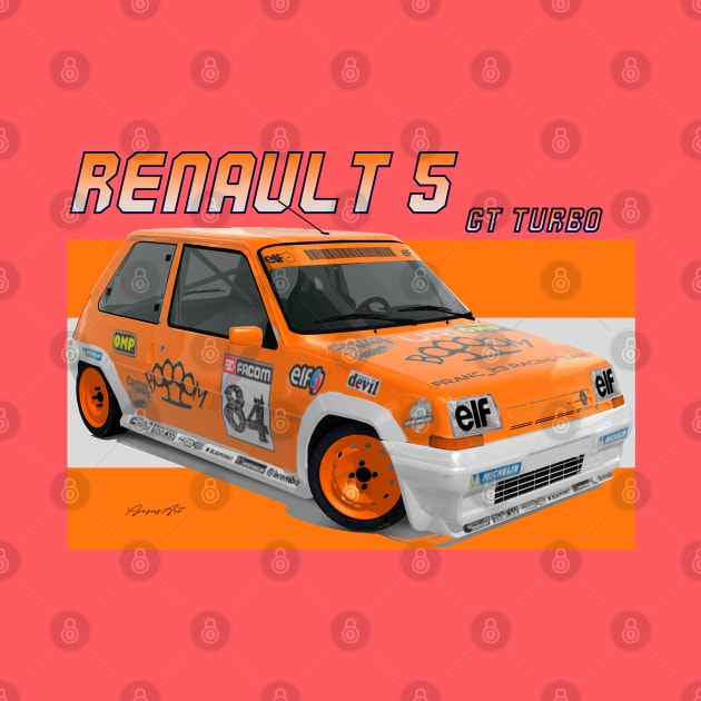 Renault 5 GT Turbo by PjesusArt