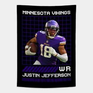 JUSTIN JEFFERSON - WR - MINNESOTA VIKINGS Tapestry