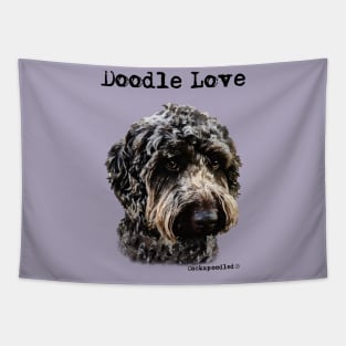 Doodle Dog Love Tapestry