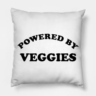 Powered By Veggies Pillow