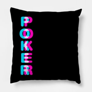 Poker 3D effect Pillow