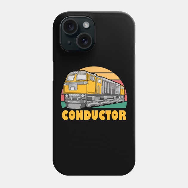 Train Conductor Phone Case by Foxxy Merch