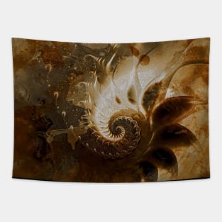 Grungy Spiral Tapestry