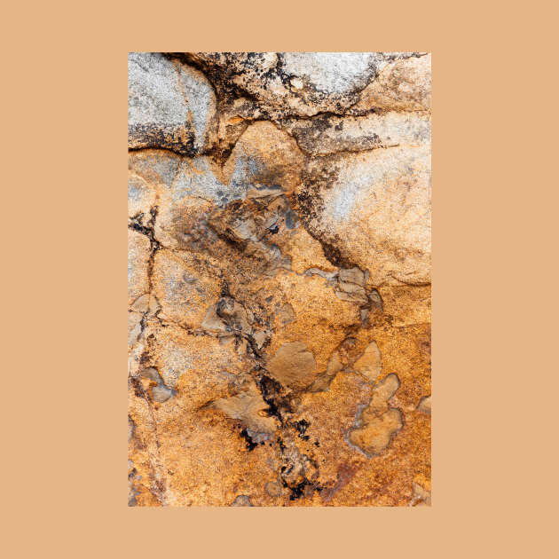 Rustic Seaside Volcanic Texture Eroding by textural
