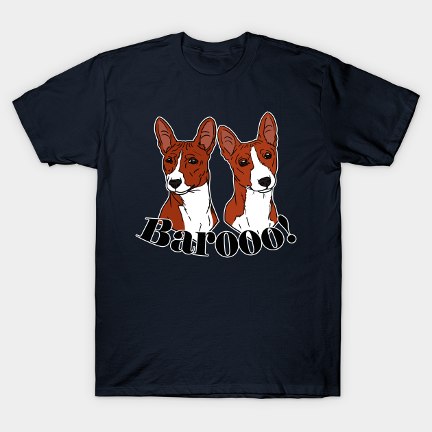 Discover Baroo Basenji Red - Dogs - T-Shirt